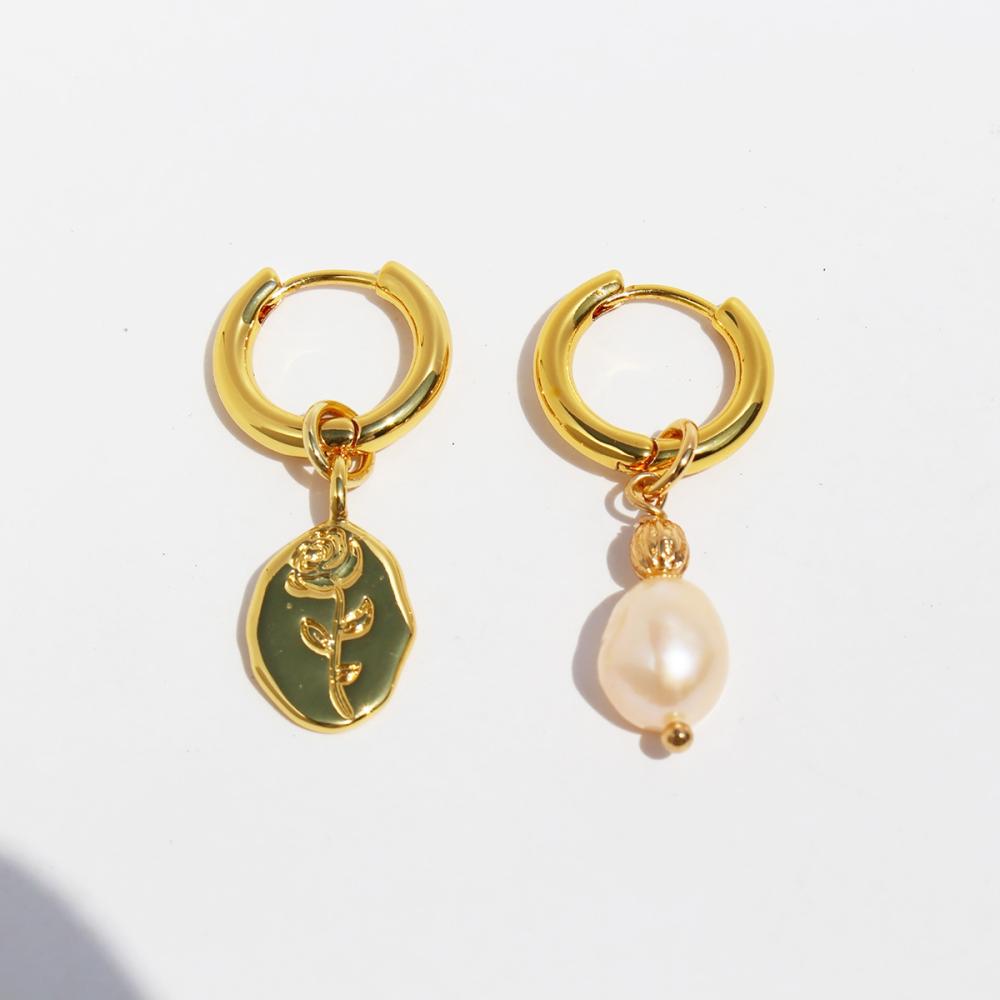 3Pk Mid Earring  |  Womens Jewelry Jewelry gold plated pearl eye celestial