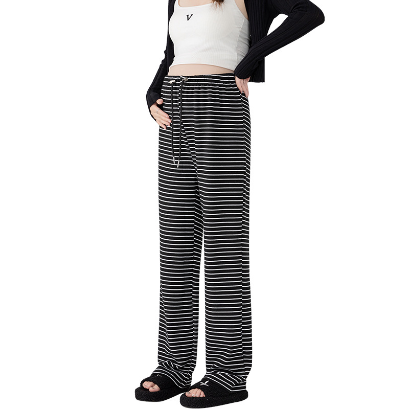 Bella Wide Leg Pant  |  Womens Pants Pants black stripe