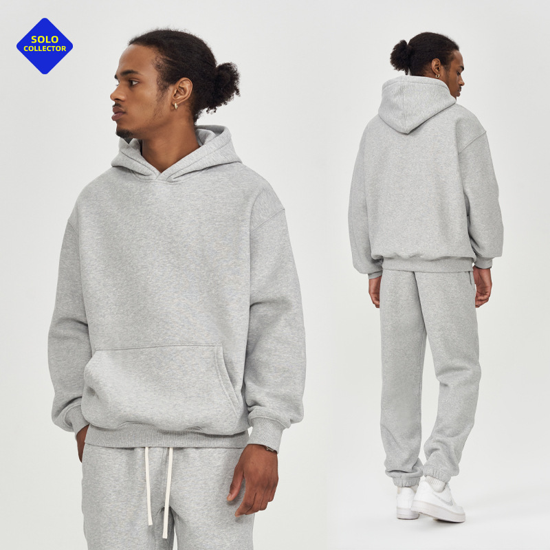 Box Fit Hoodie  |  Mens Sweats & Hoodies Mens Clothing indigo