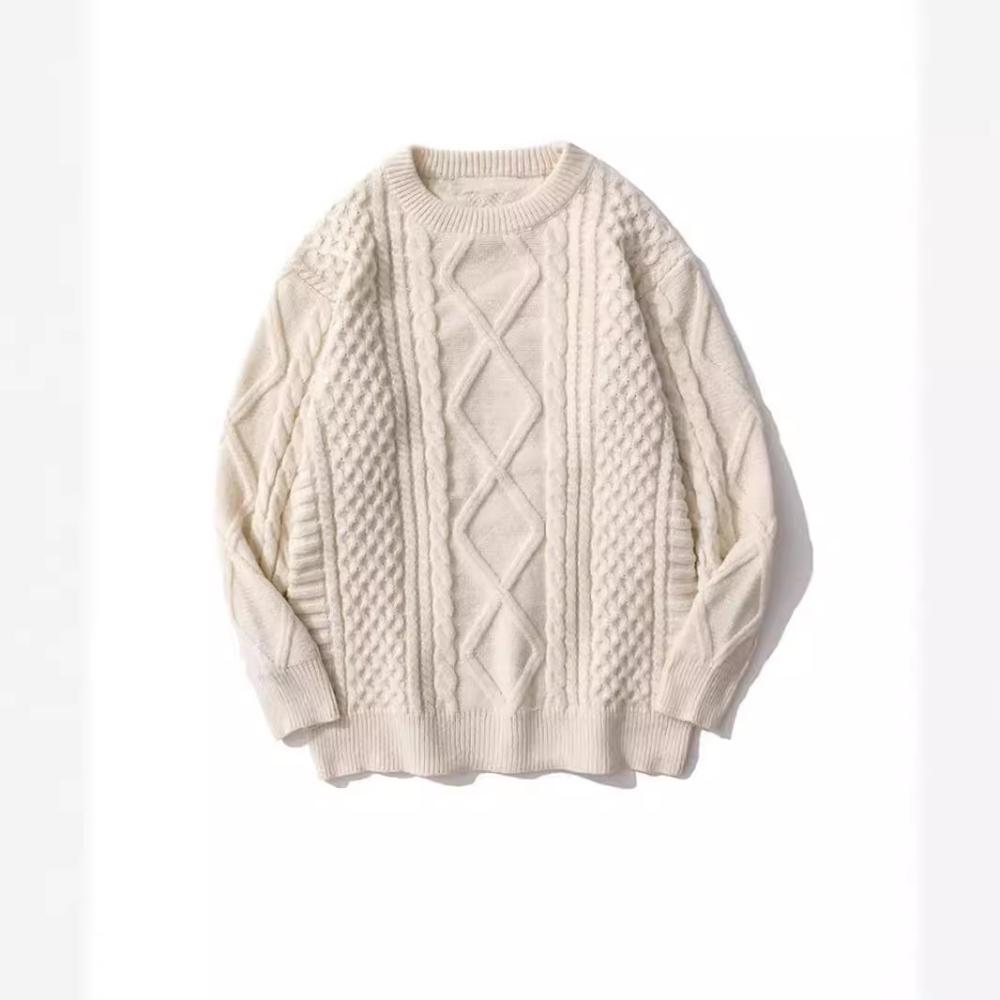 Cable Knit Crew  |  Mens Sweaters Mens Clothing ink cable