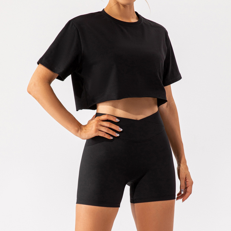 Cropped Boxy Tee  |  Womens Tops Tops Tops