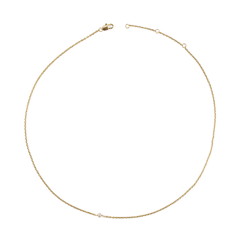 Fine Chain Necklace  |  Womens Jewelry Jewelry gold plated fine twist chain