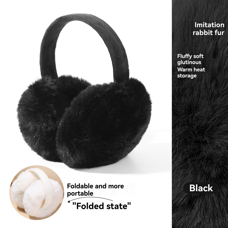 Fluffy Yarn Ear Muffs  |  Womens Beanies & Hats Beanies & Hats Beanies & Hats