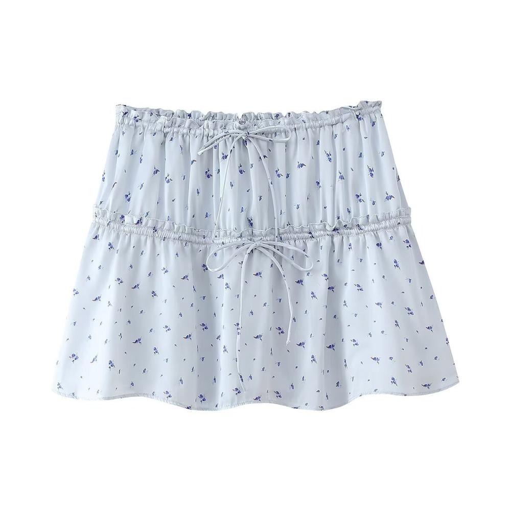 Haven Tiered Mini Skirt  |  Womens Skirts Skirts rowena rose breezy blue