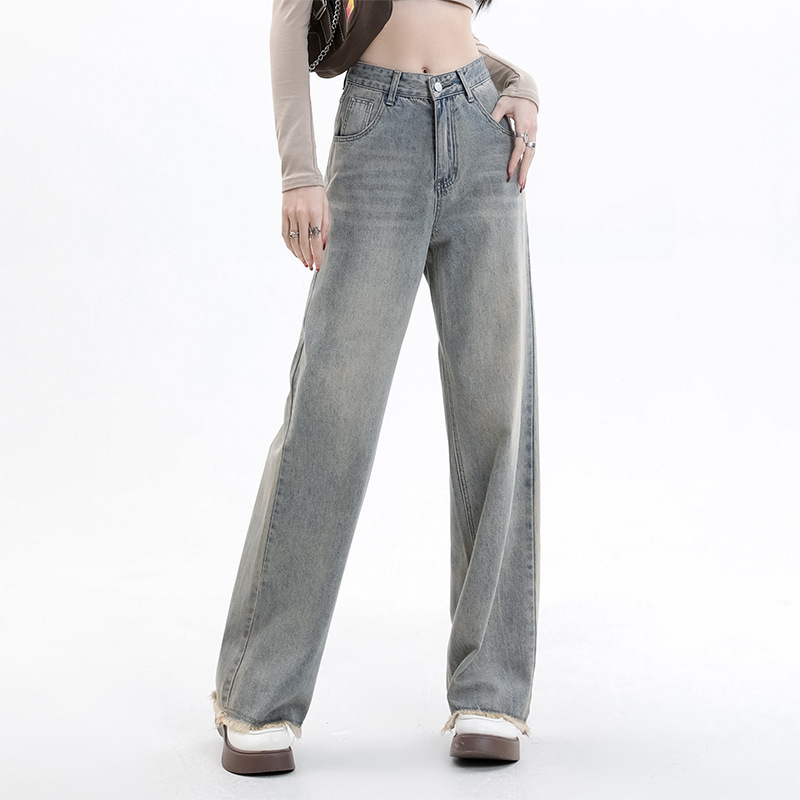 Loose Straight Jean  |  Womens Jeans Jeans ash grey