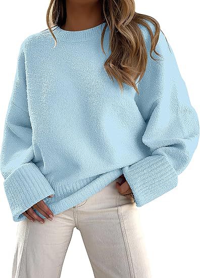 Lux Crew Sweater  |  Womens Tops Tops lemon icing fluffy