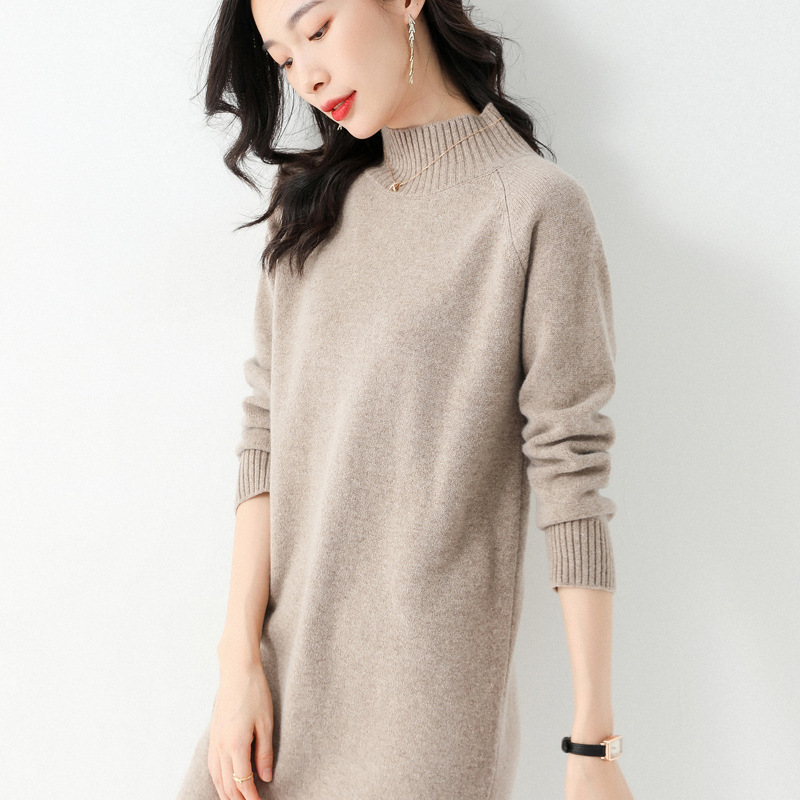 Lux Roll Neck Knit Mini Dress  |  Womens Dresses Dresses acorn marle