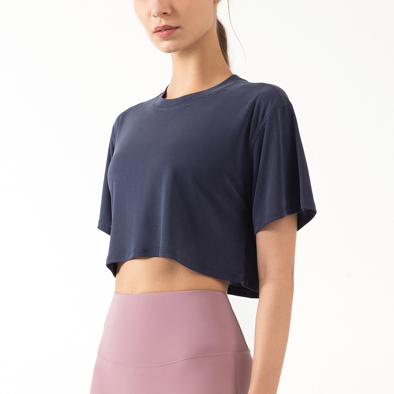 Mesh Layered Tshirt  |  Womens Tops Tops navy peony