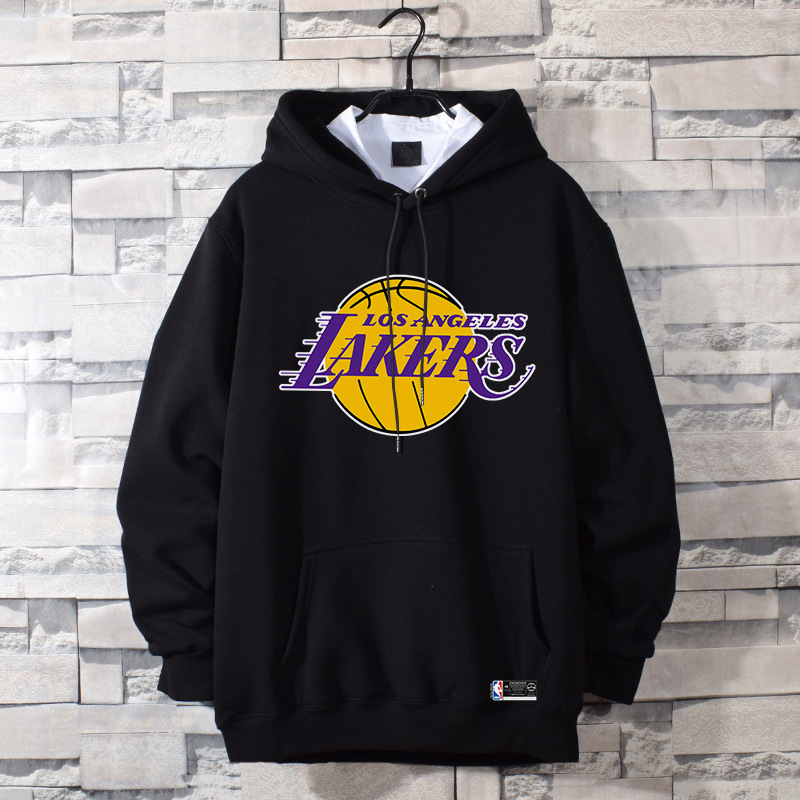 Nba La Lakers Box Fit Crew Sweater  |  Mens Sweats & Hoodies Mens Clothing lcn nba washed black