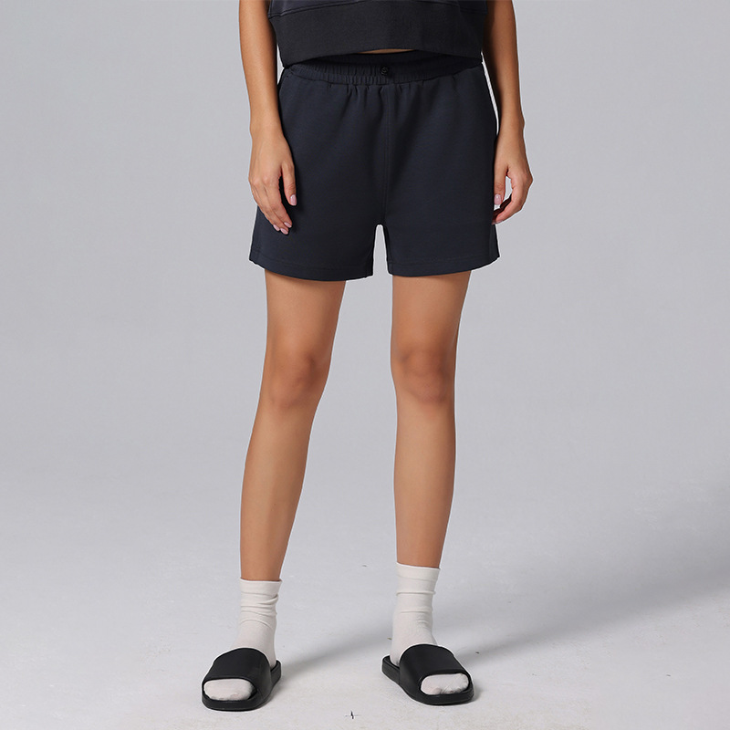 Peached Jersey Short  |  Womens Shorts Shorts black