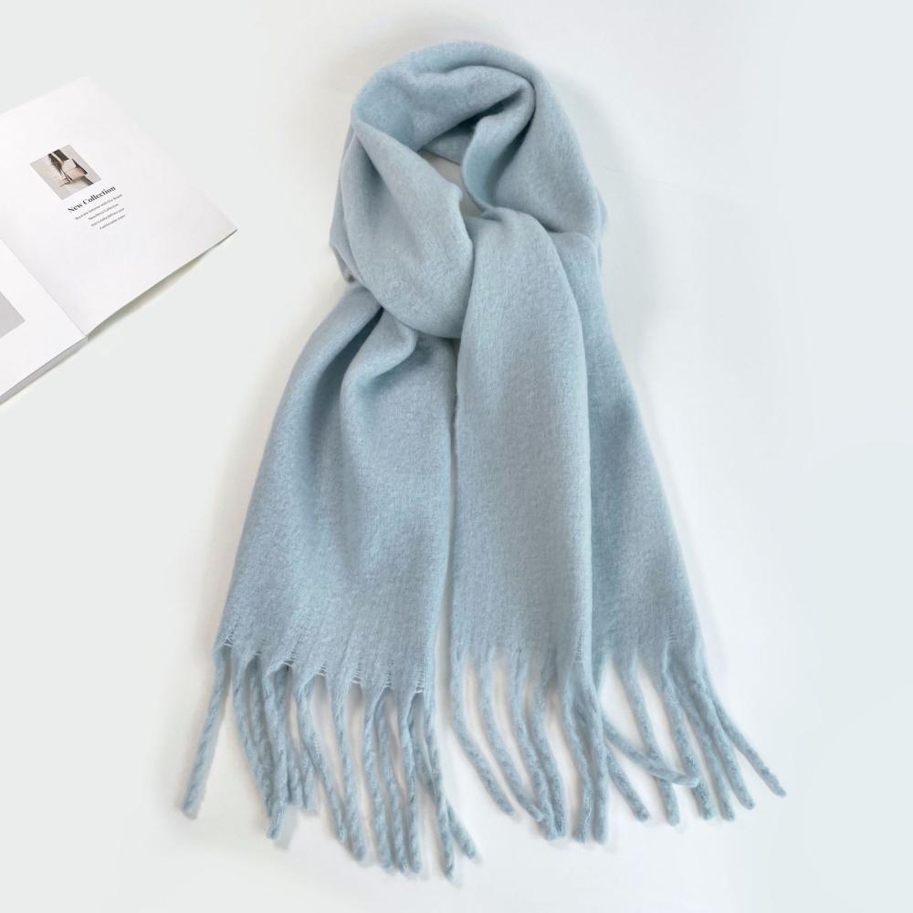 Phoebe Brushed Tassel Scarf  |  Womens Beanies & Hats Beanies & Hats Beanies & Hats