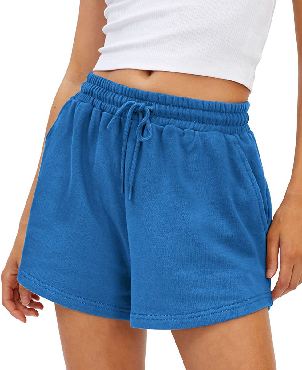 Plush Essential Gym Short  |  Womens Shorts Shorts deep blue