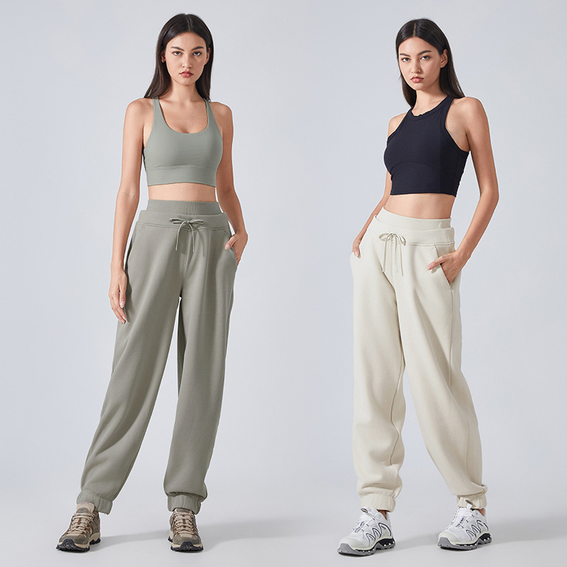 Plush Essential Gym Sweatpant  |  Womens Pants Pants dusty khaki