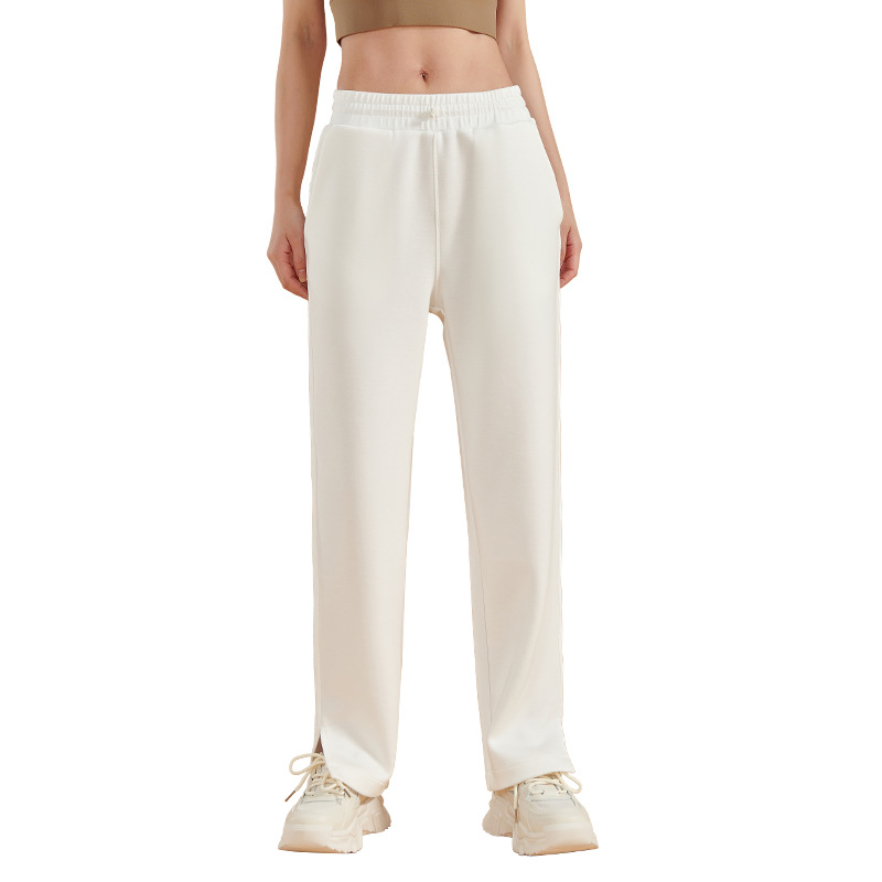 Plush Essential Straight Leg Sweatpant  |  Womens Pants Pants coconut milk