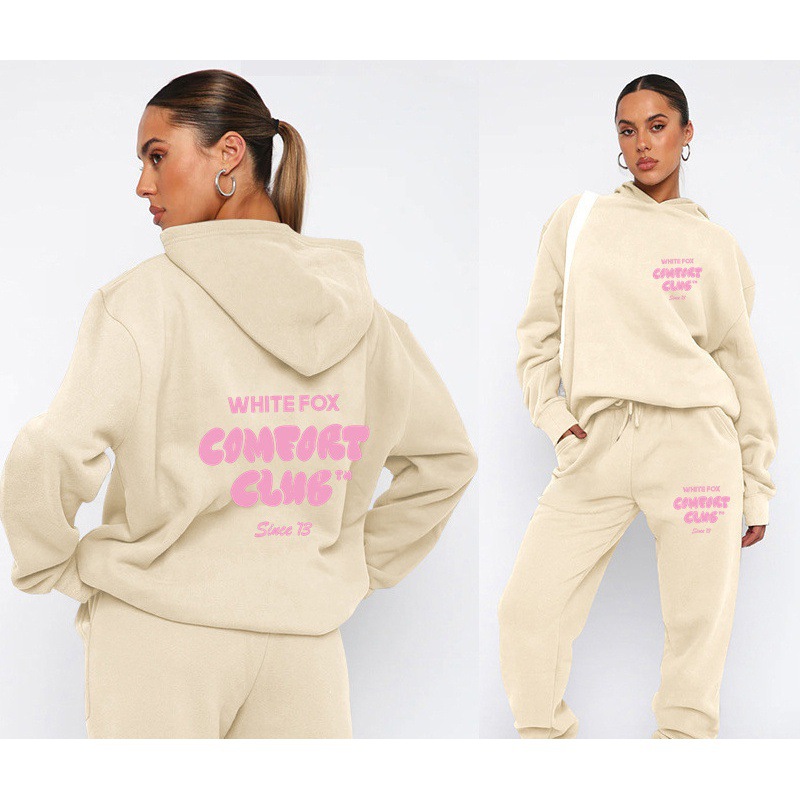 Plush Premium Graphic Hoodie  |  Womens Sweats & Hoodies Sweats & Hoodies coconut milk