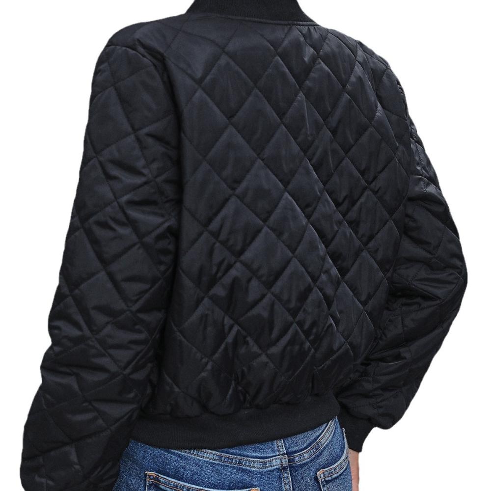 Quilted Rib Bomber Jacket  |  Womens Jackets Jackets adrift blue