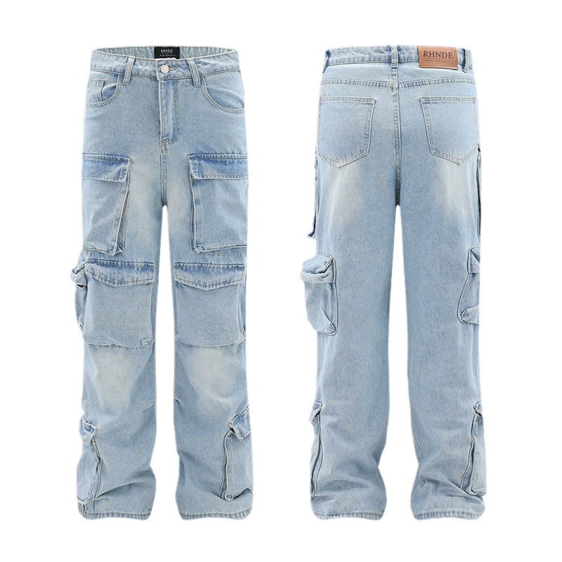 Super Baggy Jean  |  Mens Jeans Jeans cargo casualty blue