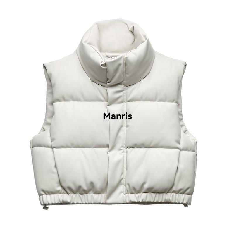 The Mother Puffer Crop Vest  |  Womens Jackets Jackets desert grey