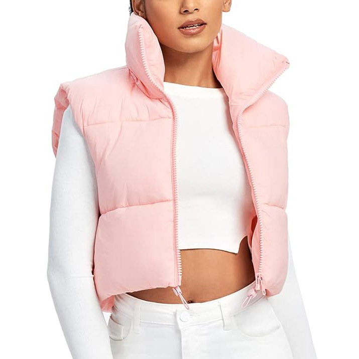 The Mother Puffer Crop Vest  |  Womens Jackets Jackets Jackets