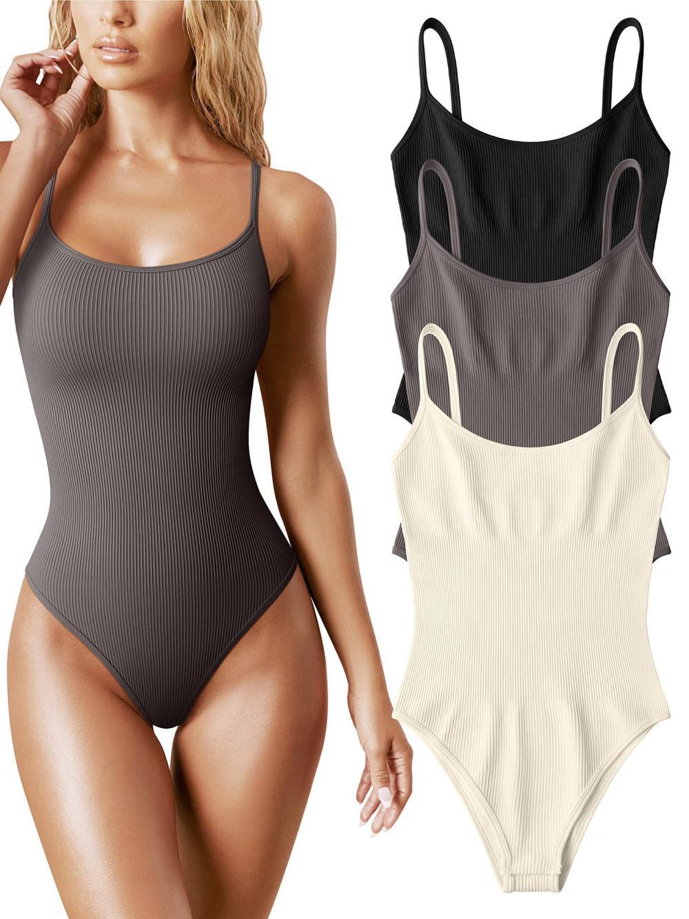 Thin Strap Low Scoop One Piece Cheeky  |  Womens Swimwear Swimwear Swimwear