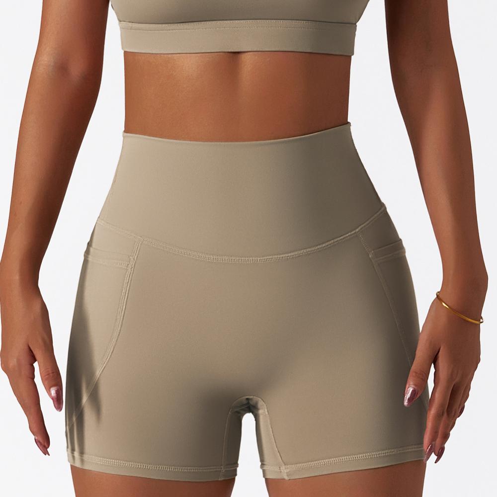 Ultra Luxe Mesh Shortie Short  |  Womens Shorts Shorts desert grey