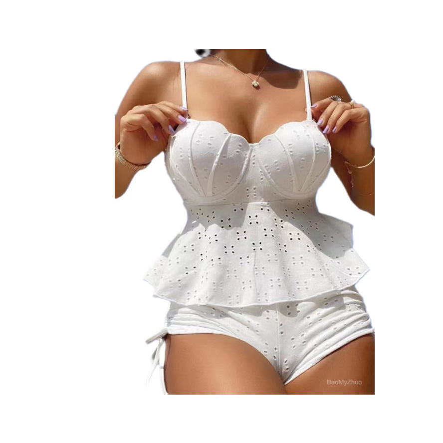 Broderie Gathered Bustier  |  Womens Lingerie Lingerie french vanilla